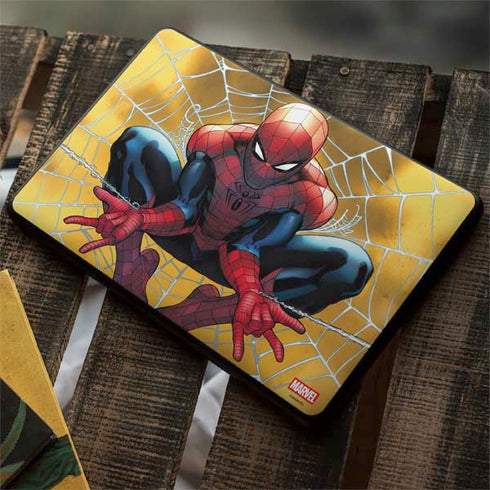 Marvel Spiderman Web Shooting Google Pixelbook Go Skin